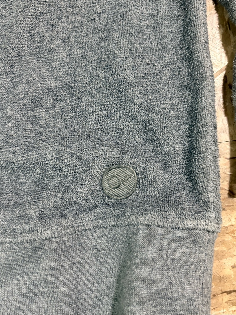 Outerknown Men's Heather Gray Crewneck Pullover - Picture 3 of 7